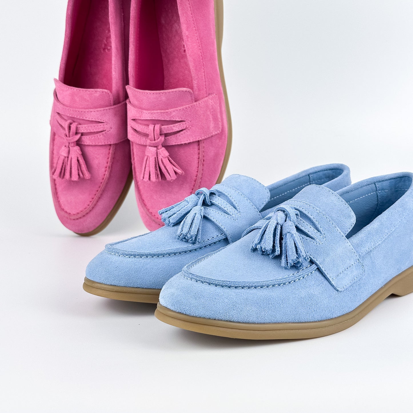 BISTFOR Mocassins 54125 Bleu clair