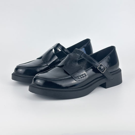 Ilona Mocassins 619/826 Noir Verni