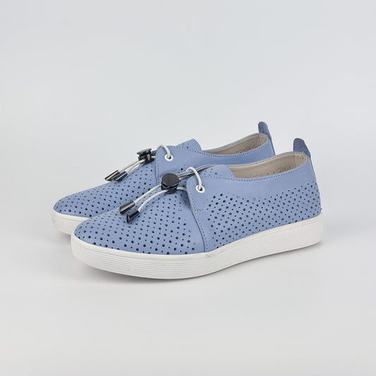 Crisma Mocassins 0474 LF/STL2203 Bleu clair
