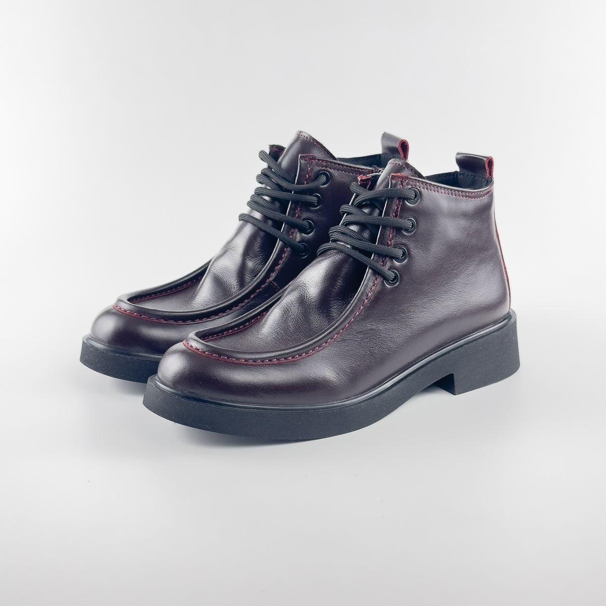 Bottines Nina Bordeaux
