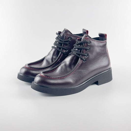 Bottines Nina Bordeaux