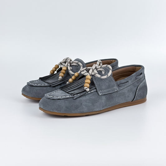 BEST VAC Mocassins 10389-67 Bleu gris