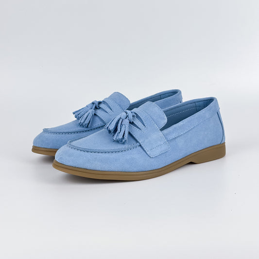 BISTFOR Mocassins 54125 Bleu clair