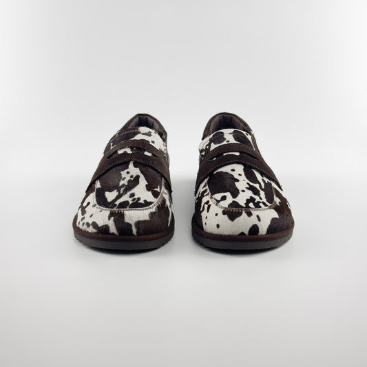 Moccasins Solène motif Vache