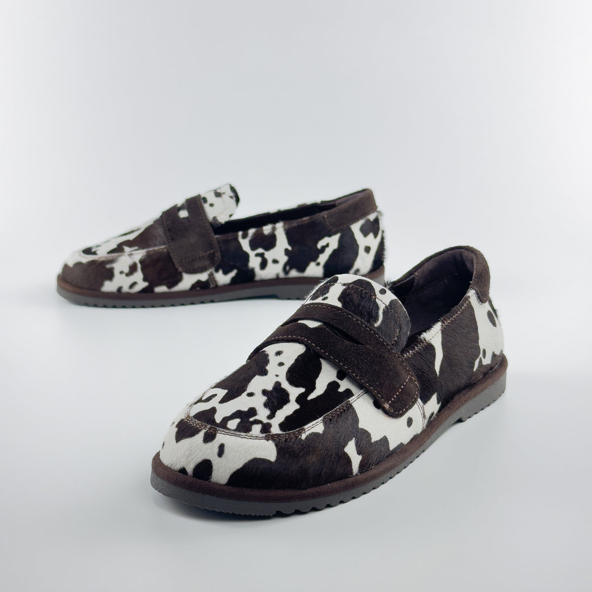 Moccasins Solène motif Vache