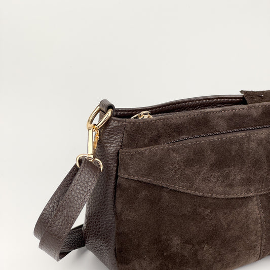 LARSY Sac à main 908 Marron foncé